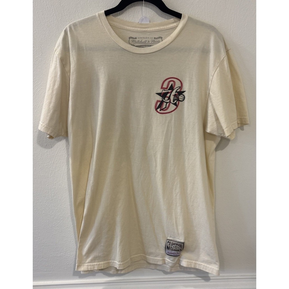 Mitchell & Ness Allen Iverson T-Shirt 2001 NBA Finals 48 Points Sixers Mens L